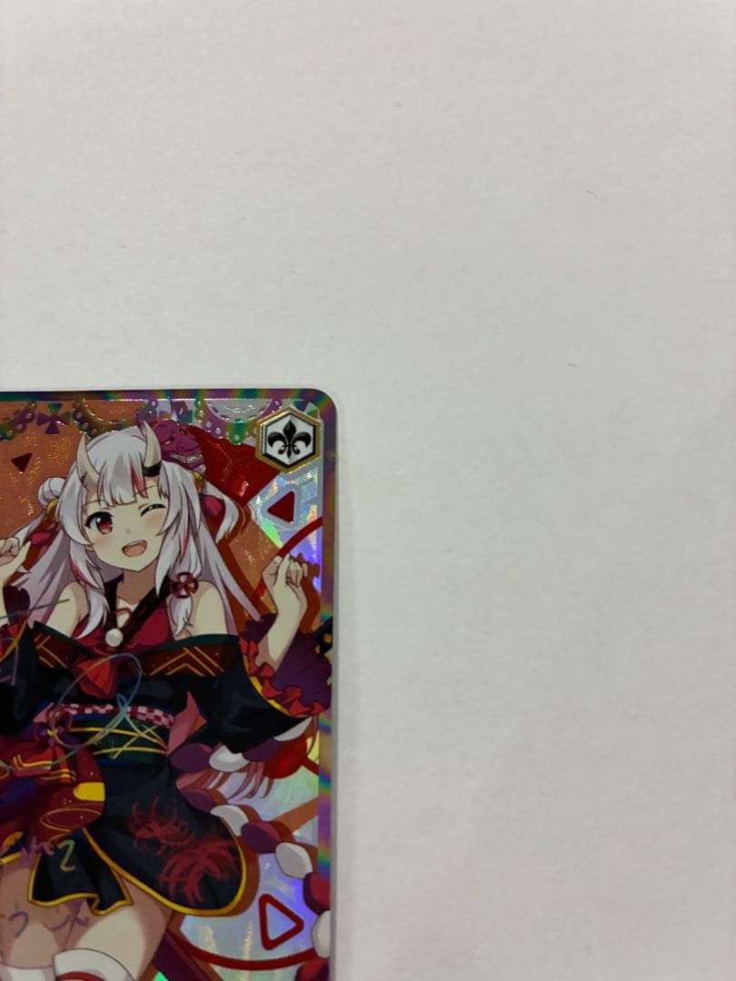 ヴァイスシュヴァルツホロライブ 未来へ一緒に 百鬼あやめ（サインカード）