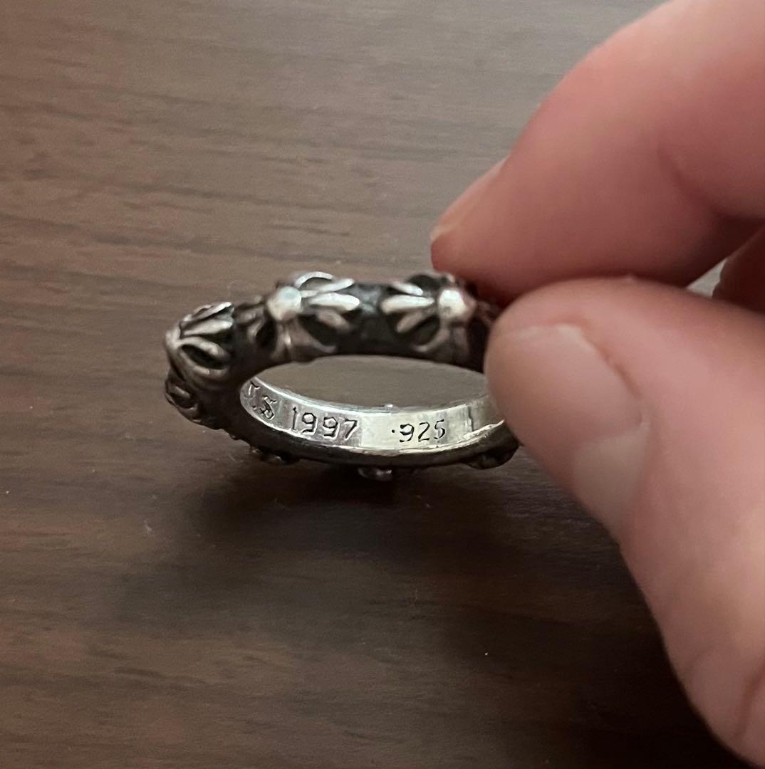 Chrome Hearts 1997フラワーモチーフリング .925 16号