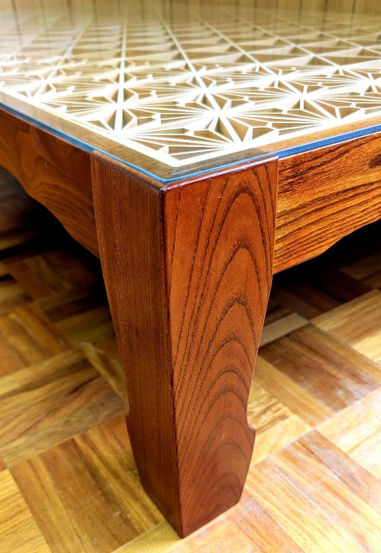 【価格相談可】組子細工　伝統工芸品　座卓　テーブル