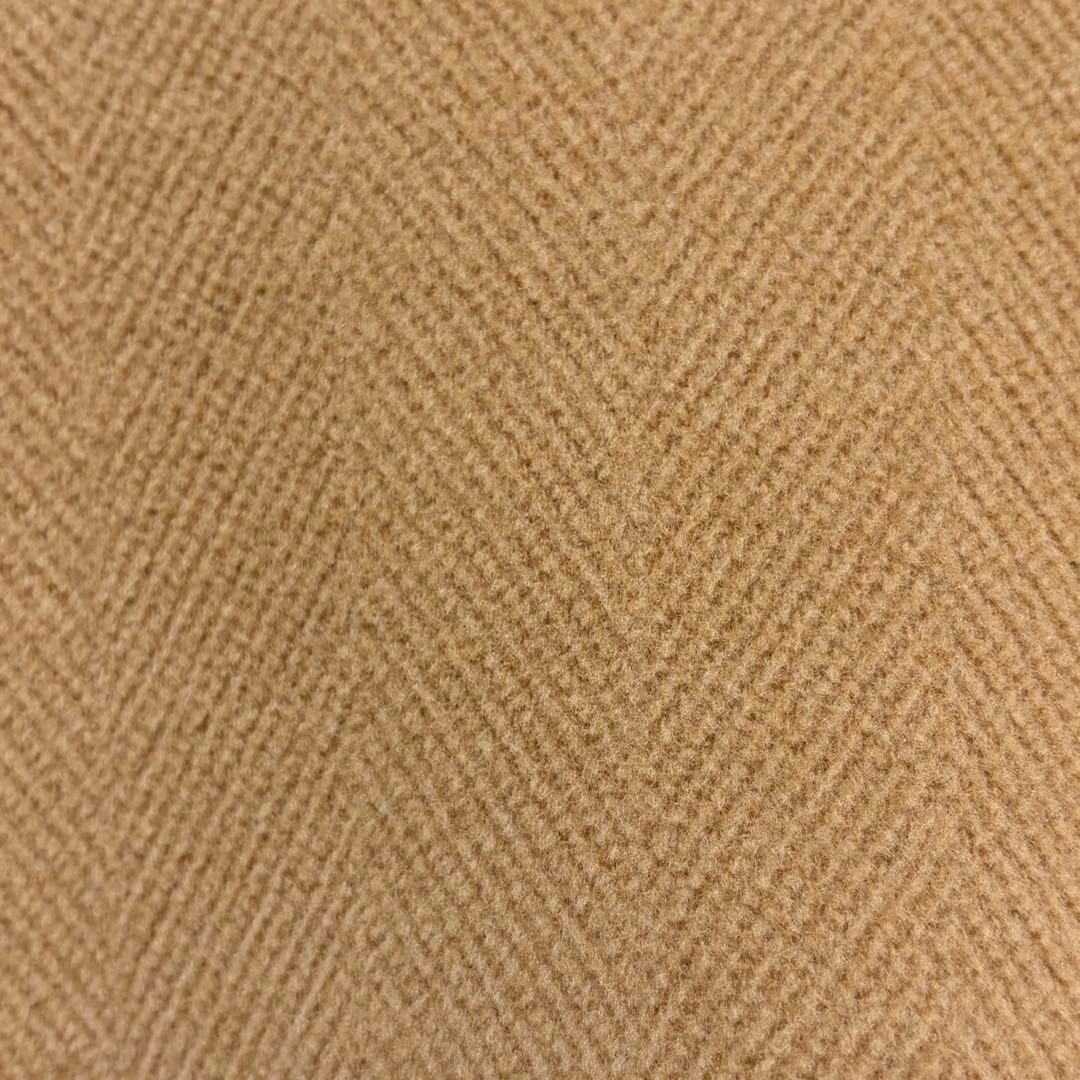 ☆美品☆バーバリーロンドン　スタンドカラーダッフルコート　ヘリンボーン　キャメル