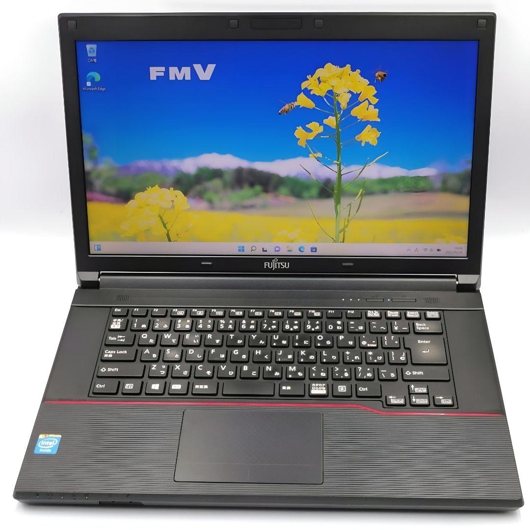 新型Windows11 ノートパソコン 富士通 日本製 Office付き