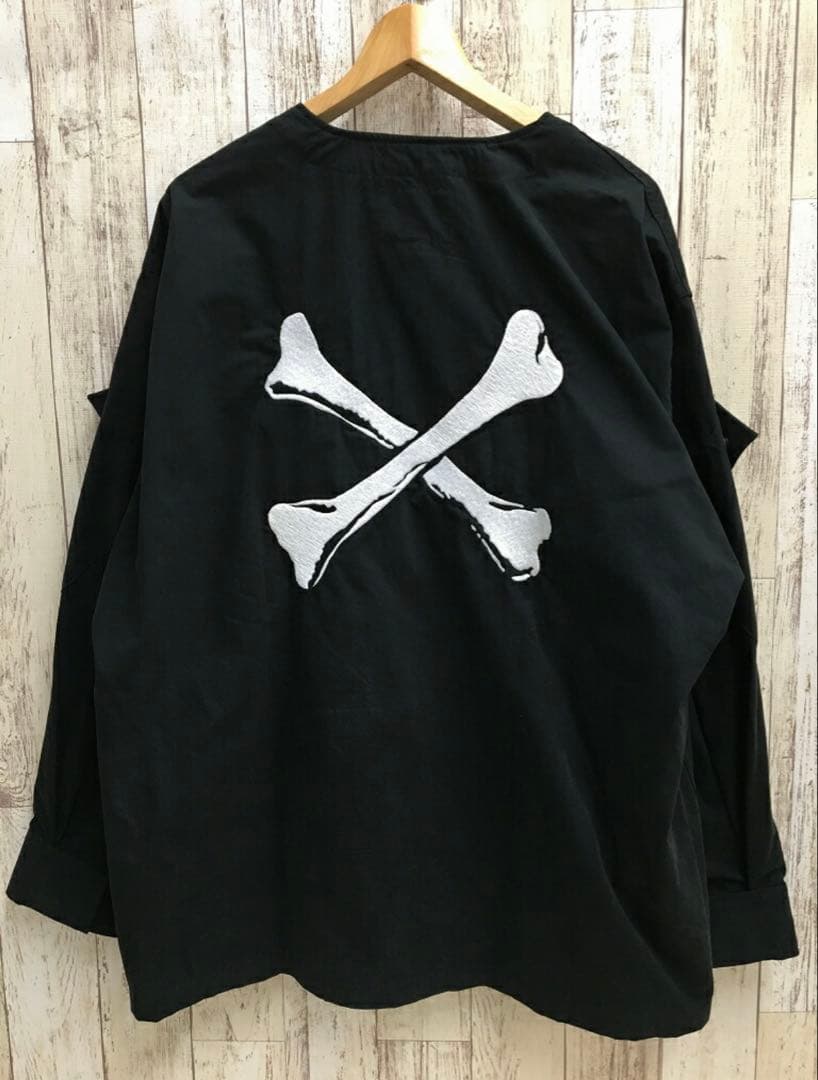 希少WTAPS SCOUT LS NYCO.TUSSAH Black L