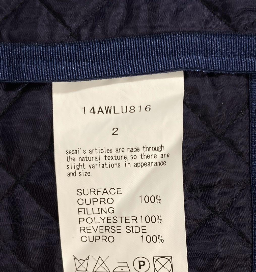 sacai ダッフルコート　ライナー付き　ラビットファー