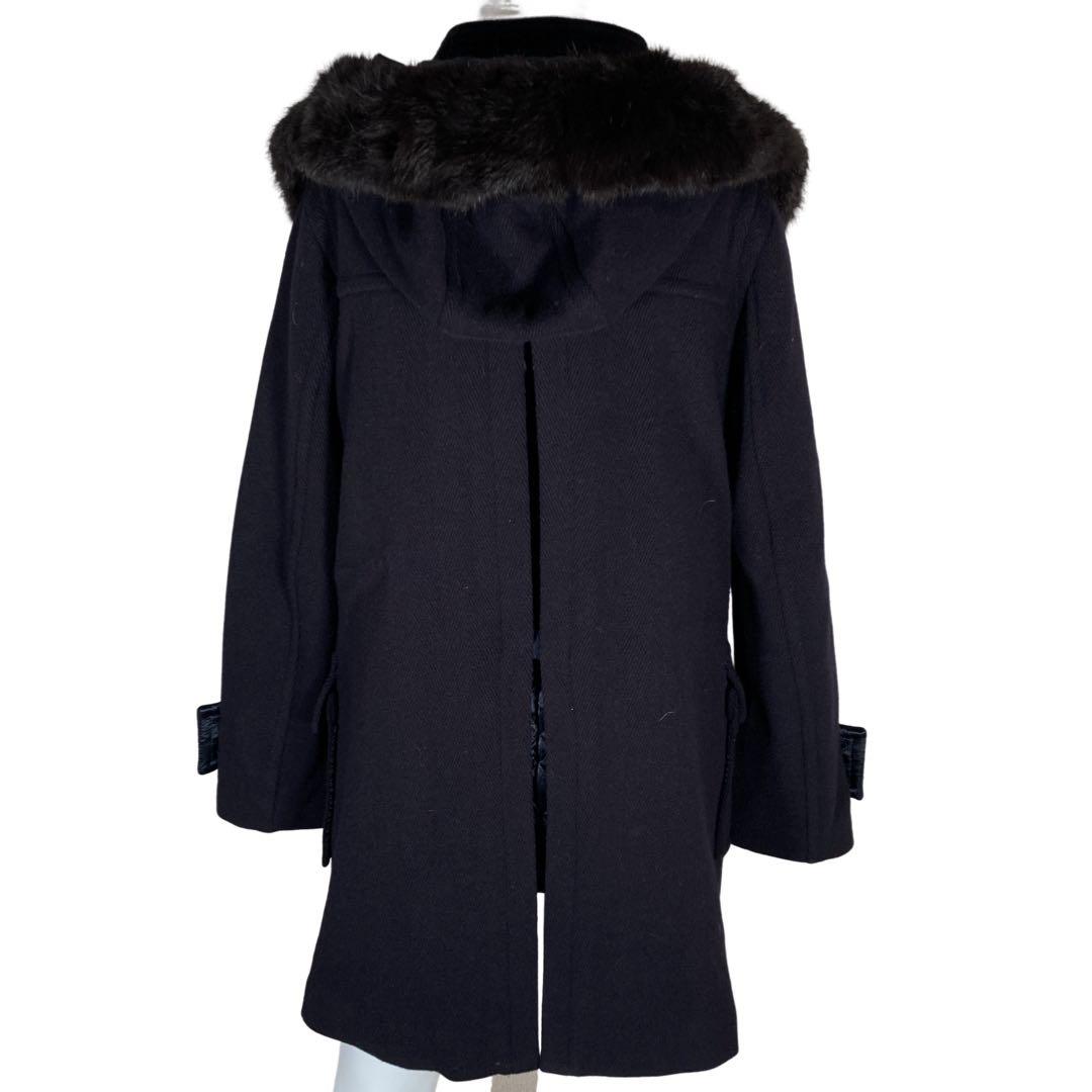 sacai ダッフルコート　ライナー付き　ラビットファー