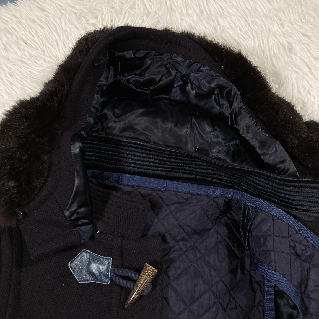 sacai ダッフルコート　ライナー付き　ラビットファー