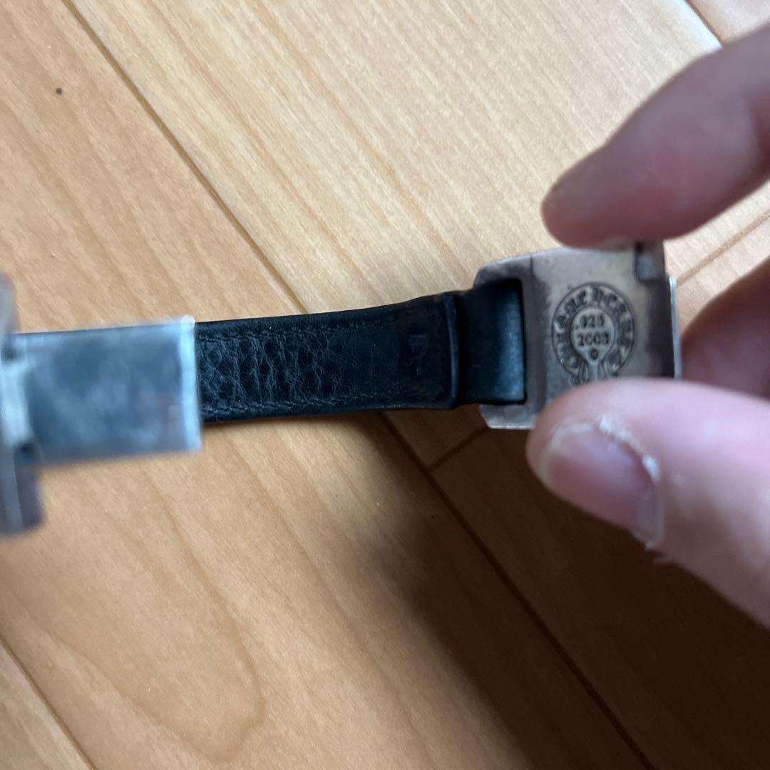 CHROME HEARTS CHプラス レザー ハーネス ブレスレット