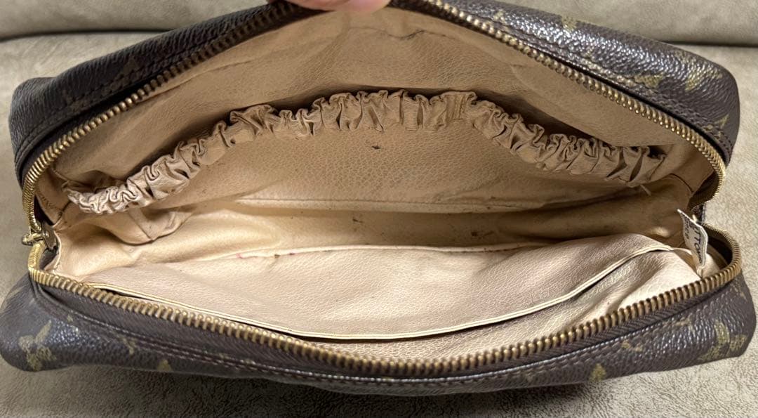 ルイヴィトン トゥルーストワレット23 ポーチ M47524 モノグラム 白タグ