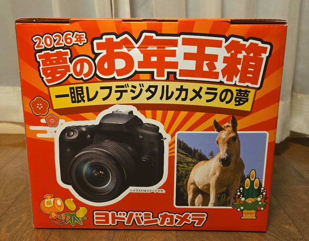 ヨドバシカメラ福袋　2026年夢の一眼レフデジタルカメラ　canonEOS90D