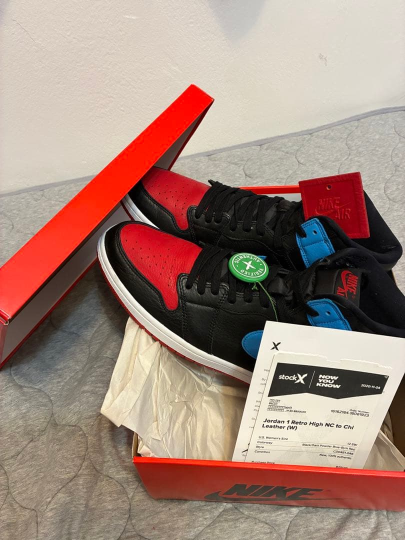 NIKE air jordan 1 unc to Chicago日本未発売