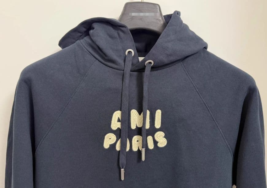 ✨ AMI PARIS ネイビーパーカー L