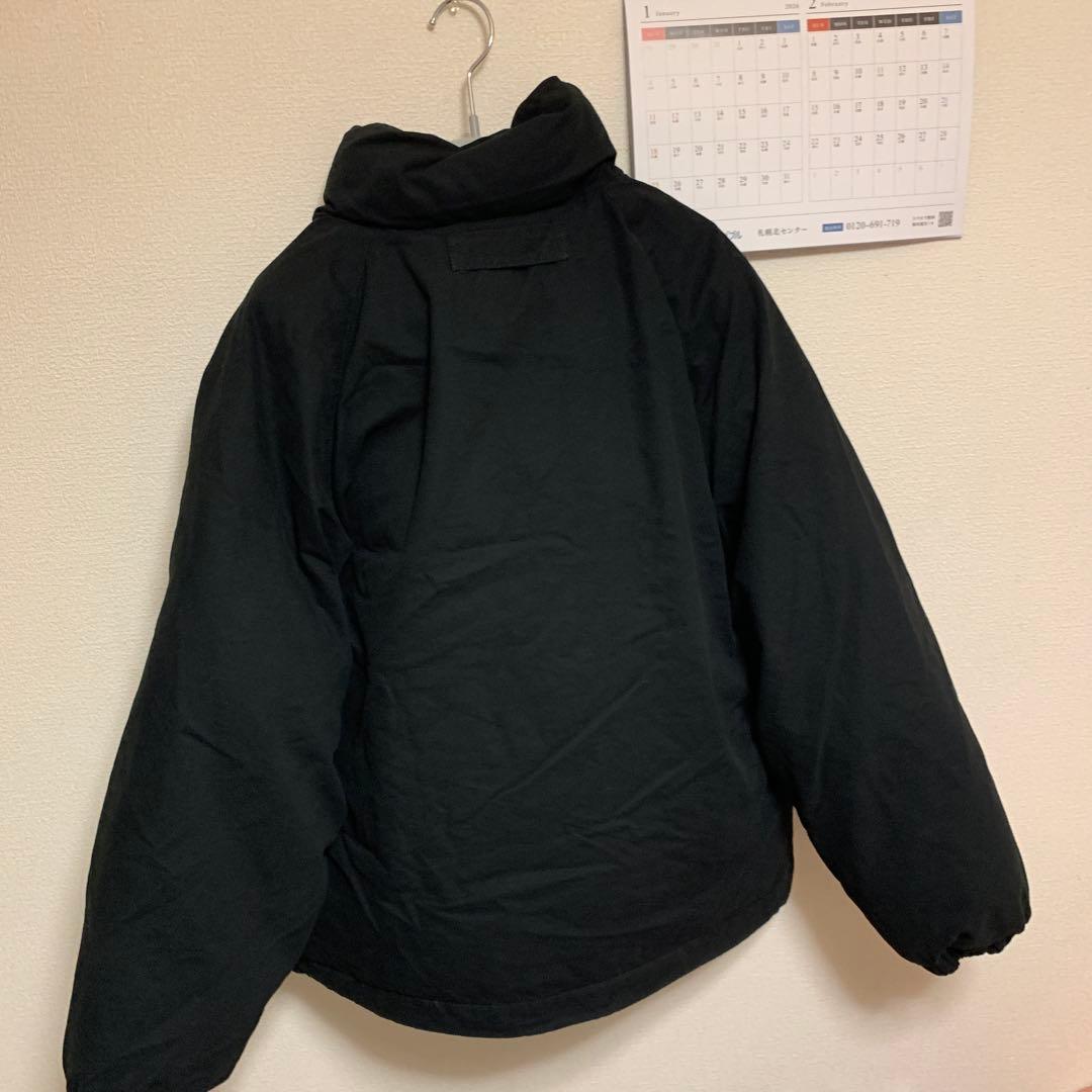 Perushu ライトダック中綿ボリュームスタンドネックブルゾン