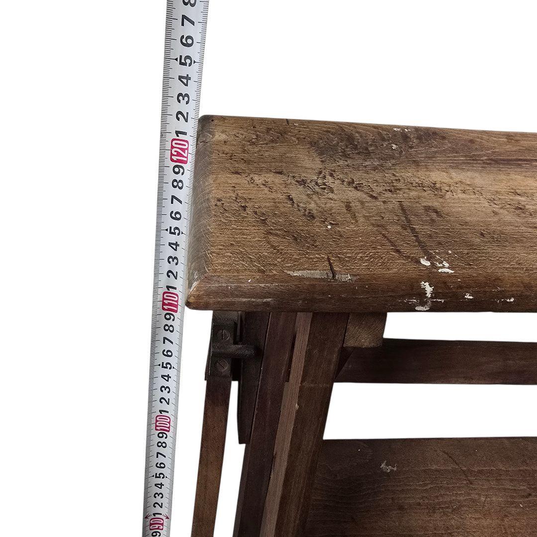 ステップラダー　アンティーク　ヴィンテージ シャビー　脚立　フランス製?