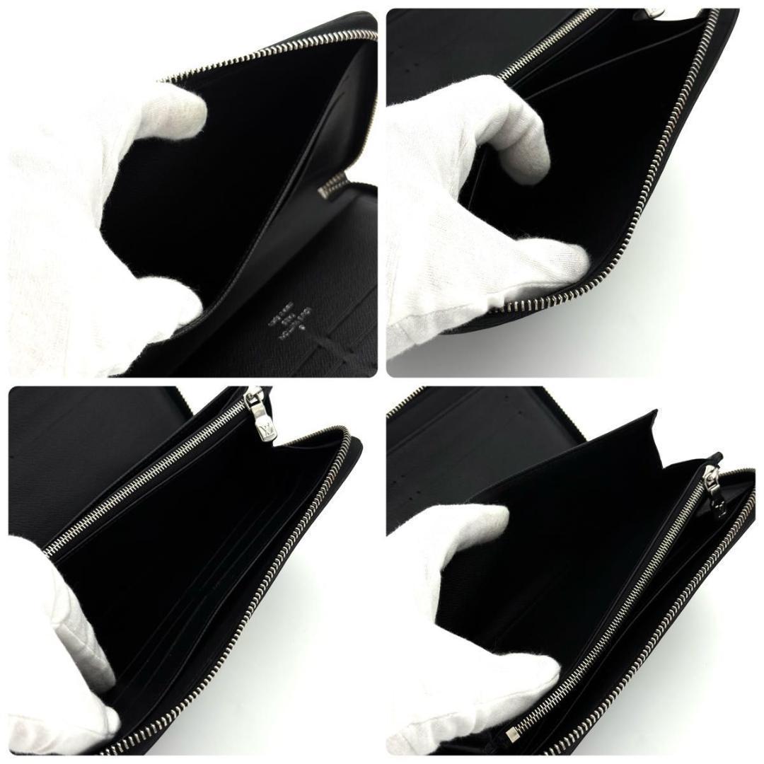 【最高級美品】ルイヴィトン エピ ノワール ジッピーオーガナイザー 長財布