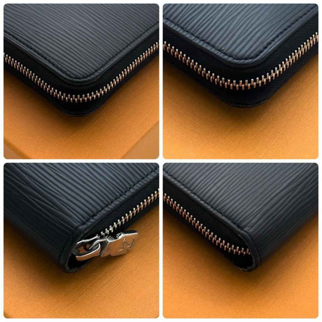 【最高級美品】ルイヴィトン エピ ノワール ジッピーオーガナイザー 長財布