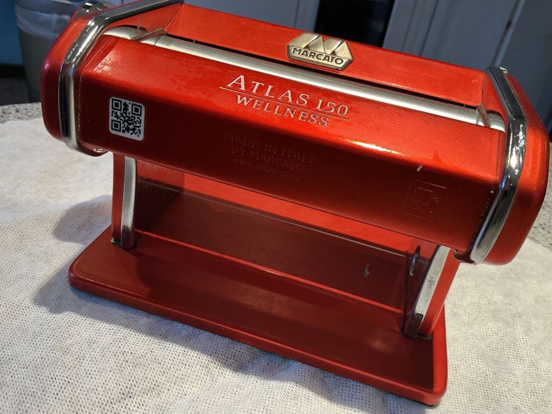 Marcato Atlas150 パスタマシン オレンジ色　マルカート　製麺機