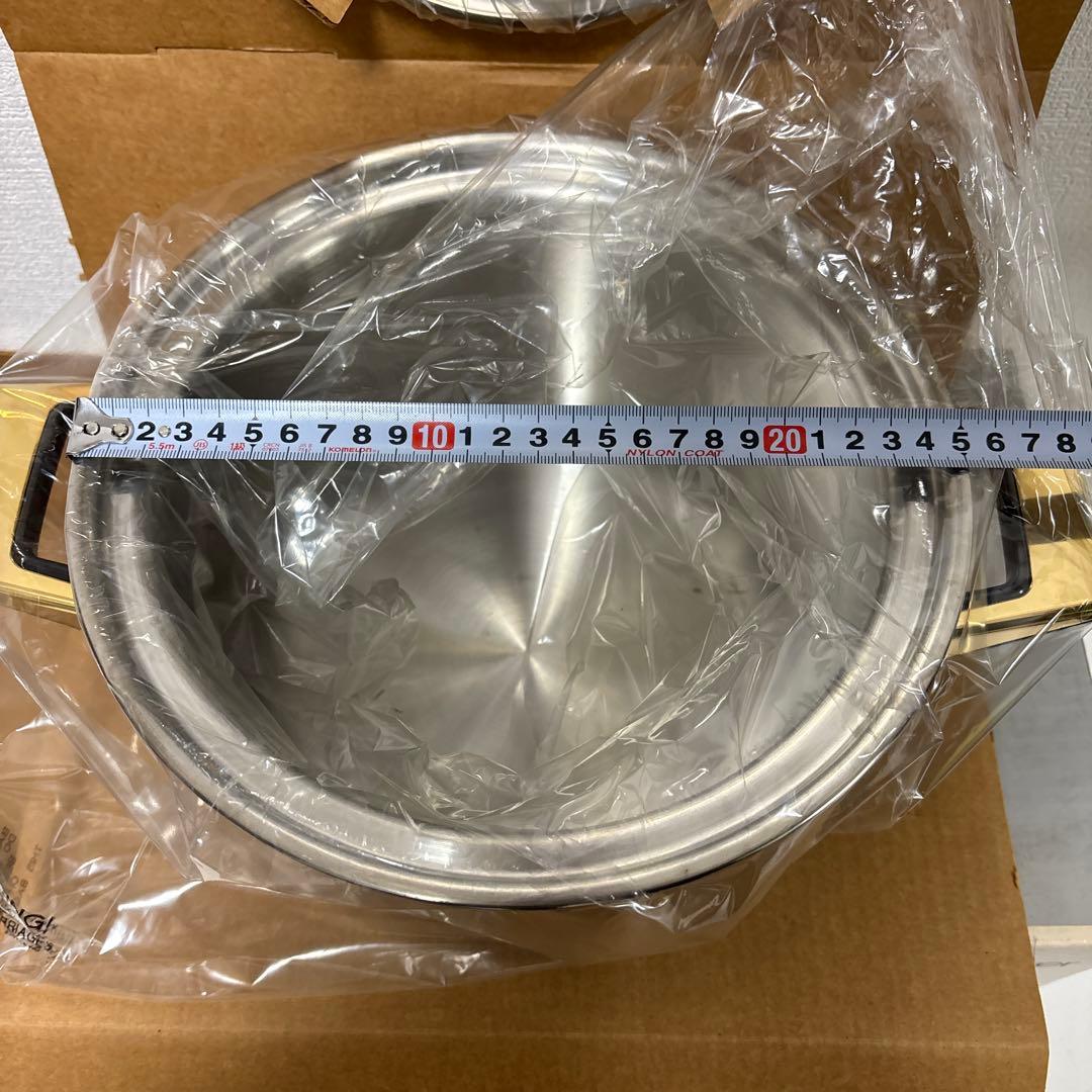 タッパーウェア　21cm寸胴鍋 ステンレス製