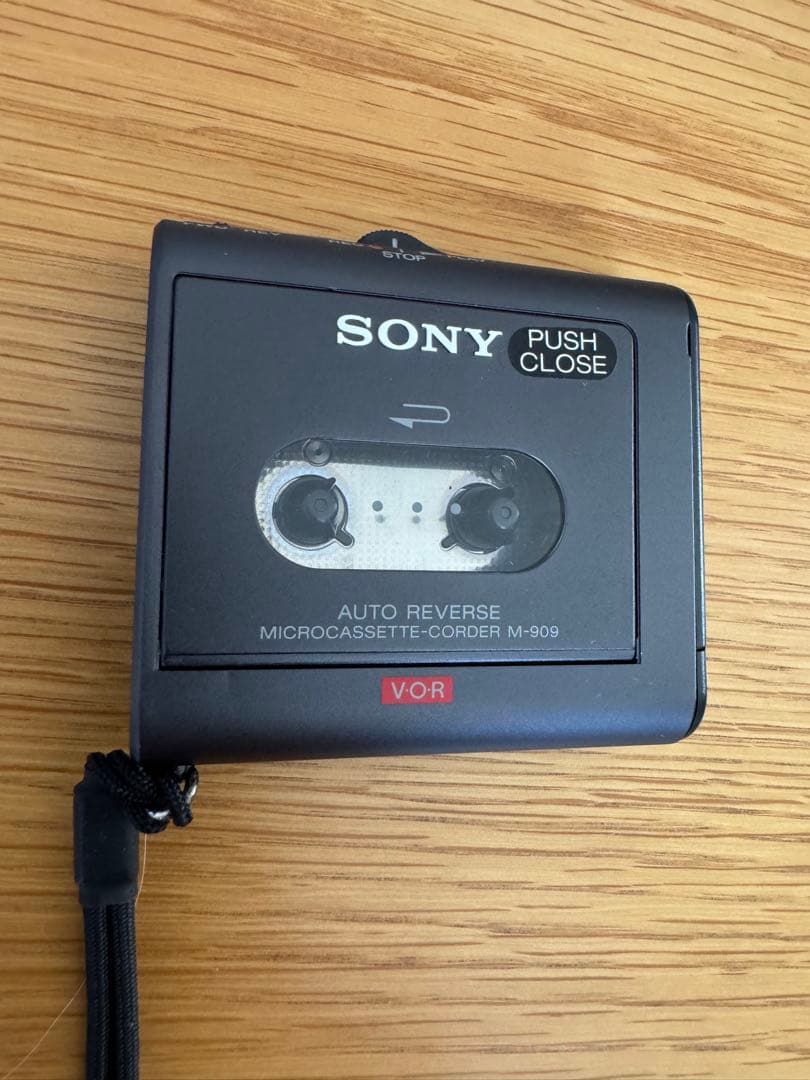 【美品】SONYマイクロカセットレコーダーM909