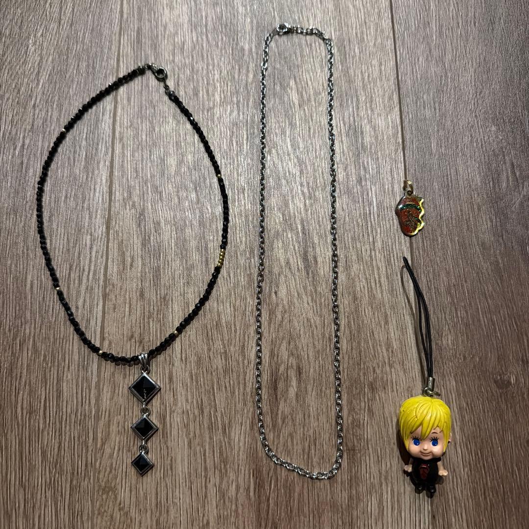 3連 ネックレス Acid Black Cherry yasu 着用 おまけ付き