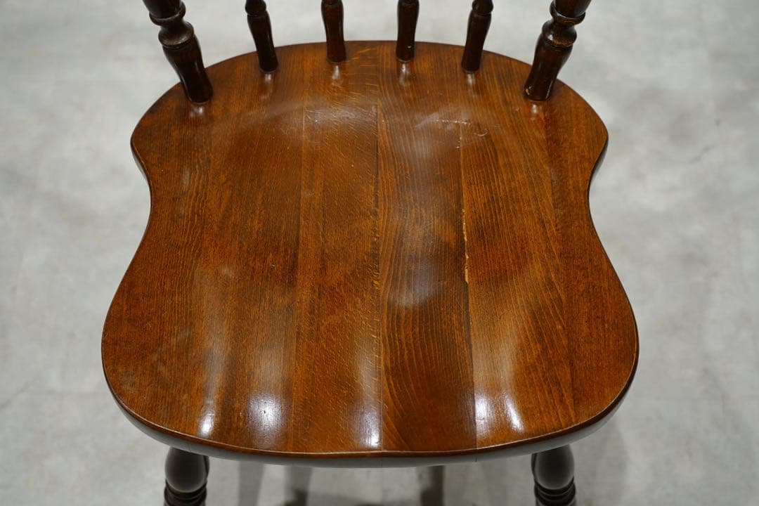 ウィンザーチェア　飛騨産業　キツツキ　ダイニングチェア　ヴィンテージ