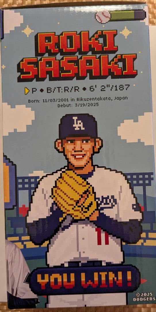 佐々木朗希　 ボブルヘッドフィギュア