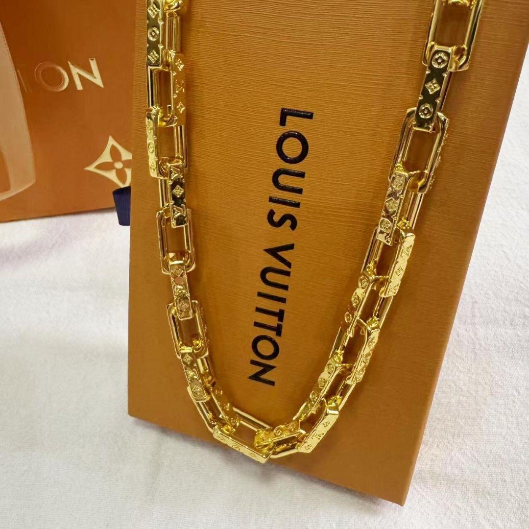 【美品譲渡】 コリエチェーンモノグラムネックレス