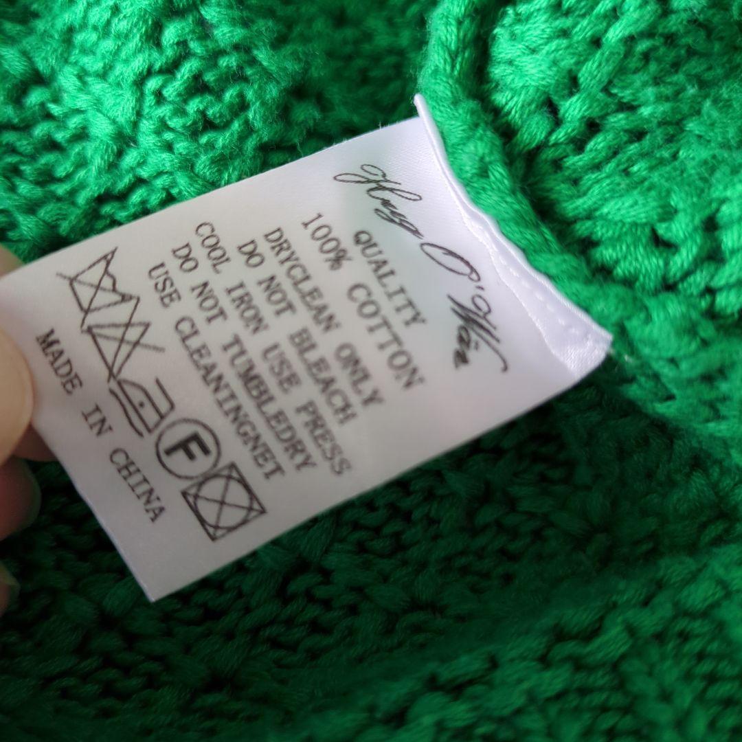 ハグオーワー　コットン　ボートネック　ニット　セーター