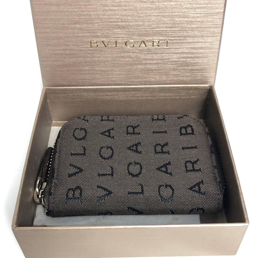 【ほぼ未使用】BVLGARI ブルガリ 6連キーケース ロゴマニア 男女兼用 茶