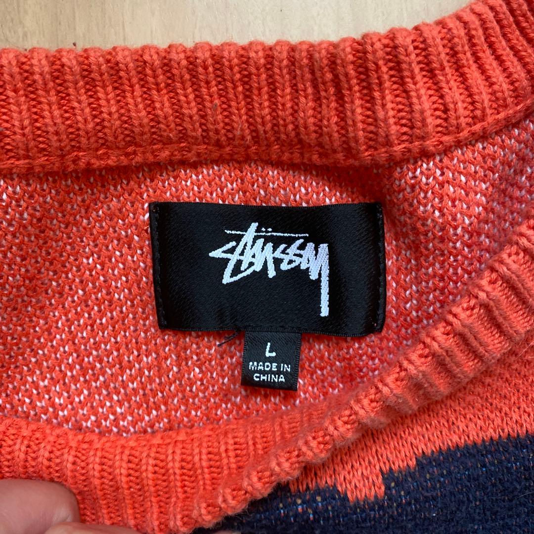 Stussy ボブ・マーリー クルーネックセーター L
