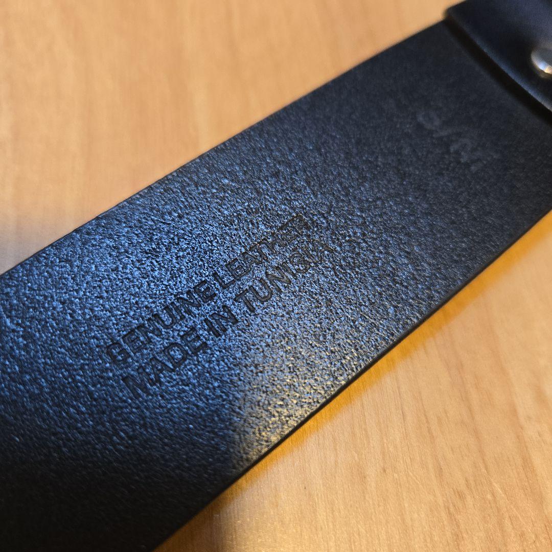 小物 Supreme Repeat Leather Belt BLACK S/M