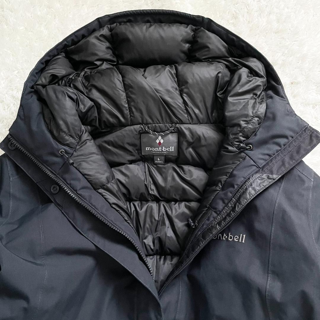 美品✨モンベル ベルニナダウンコート　ダウンジャケット　ブラック　極暖