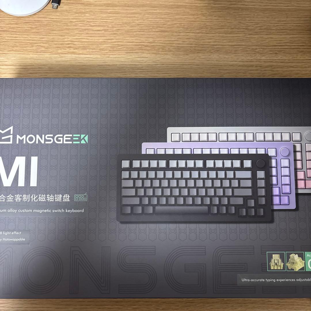 MonsGeek M1HE グラデーションパープル 英語配列キーボード 本体