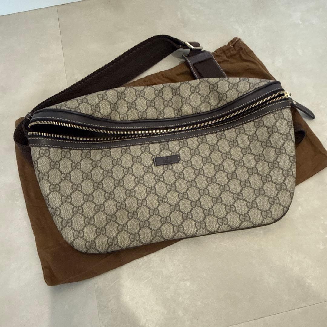 GUCCI ボディバッグ GGスプリームウエストバッグ