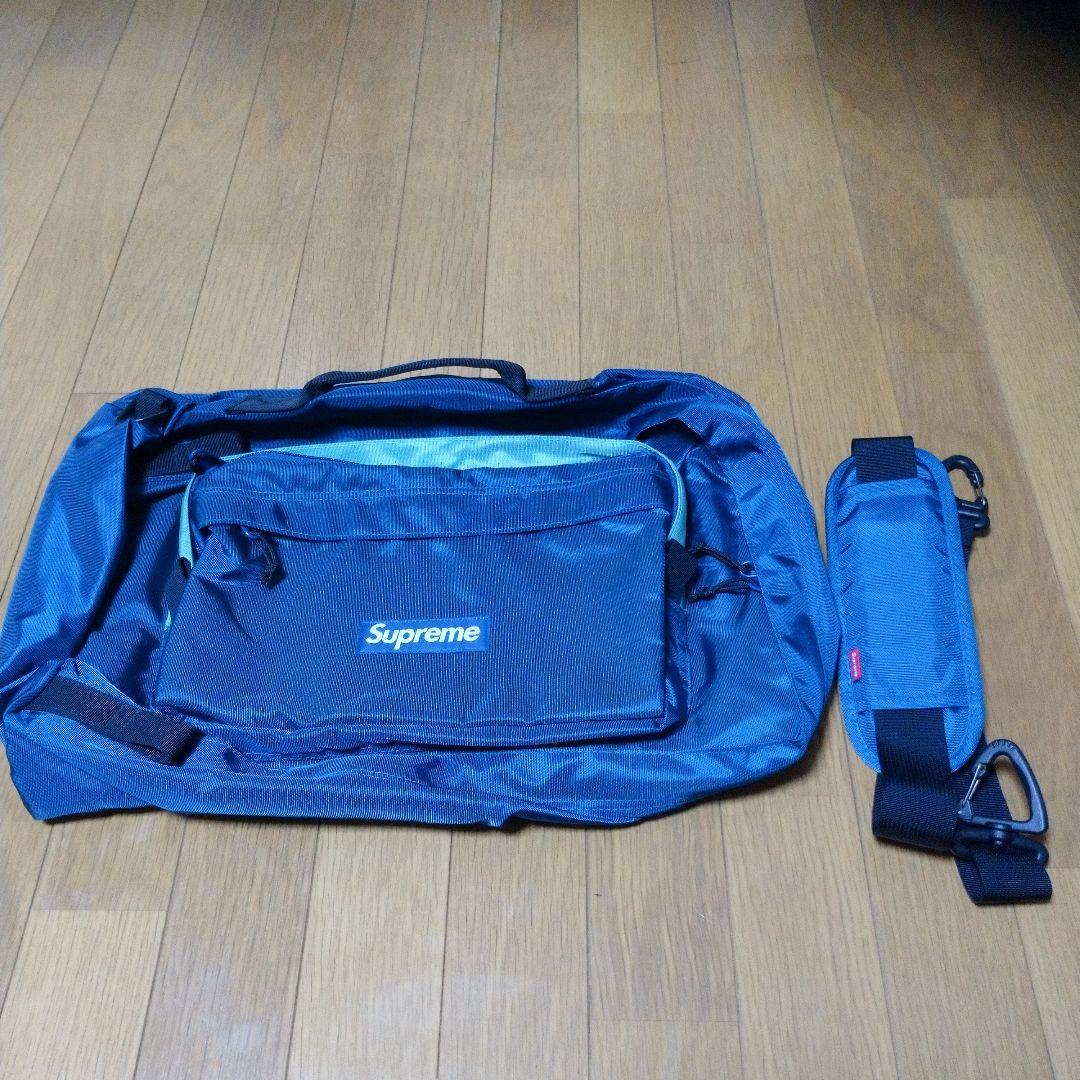 Supreme ボストンバッグ ターコイズブルー 人気カラー希少美品