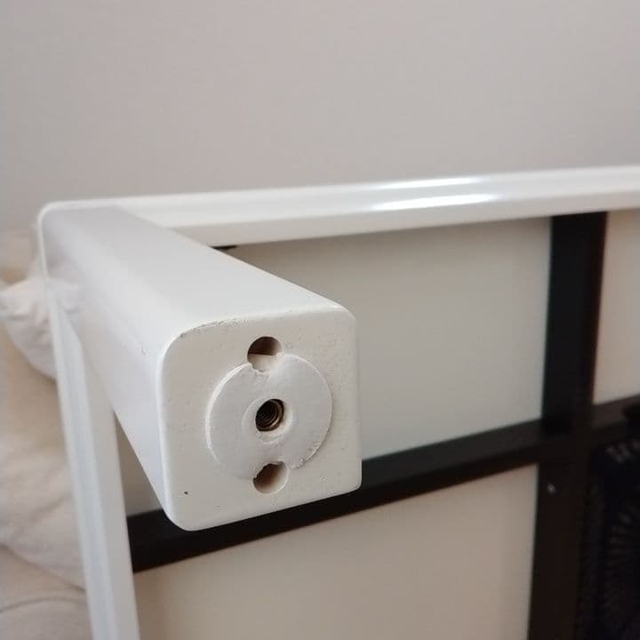 美品　こたつ　テーブル　ホワイト白 長方形 ヒーター付　鏡面　120