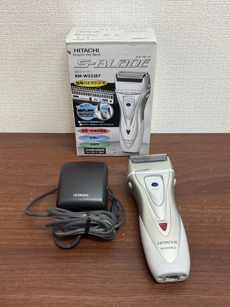 【送料込み】HITACHI 電気シェーバー　RM-W233E7 エス・ブレード