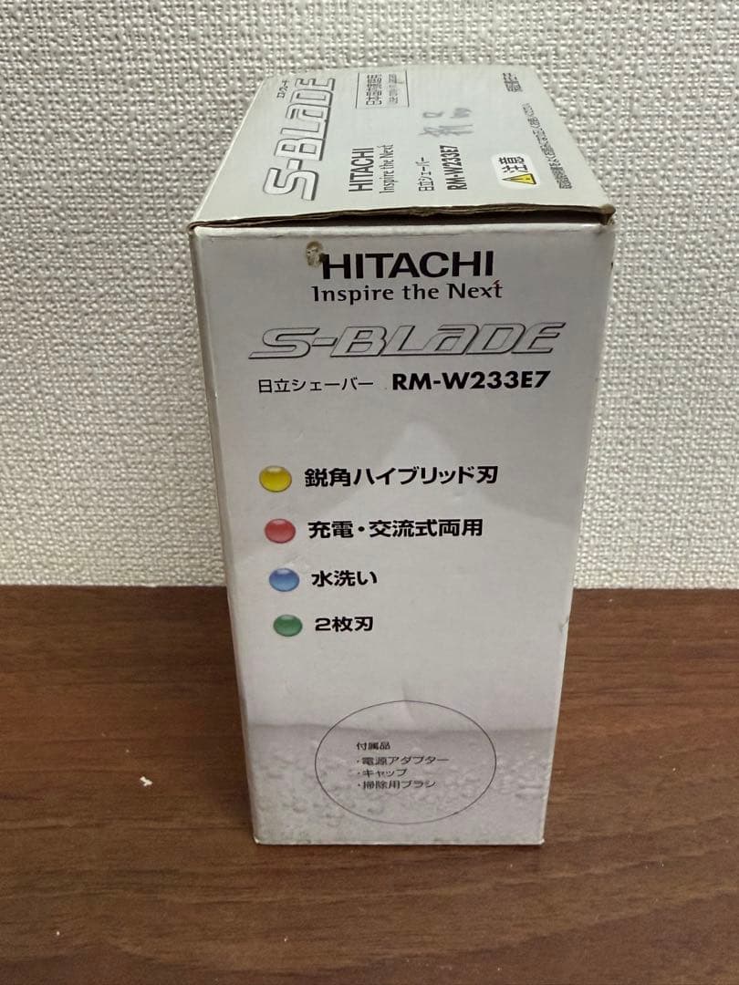 【送料込み】HITACHI 電気シェーバー　RM-W233E7 エス・ブレード