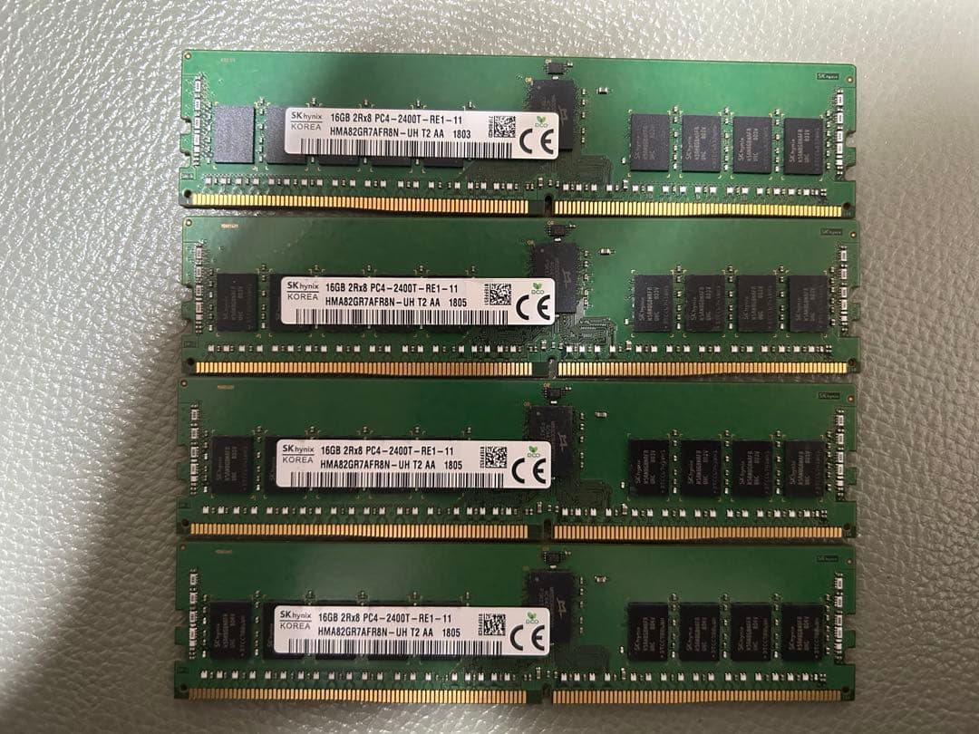 計64GB(16GB×4枚) DDR4-2400T