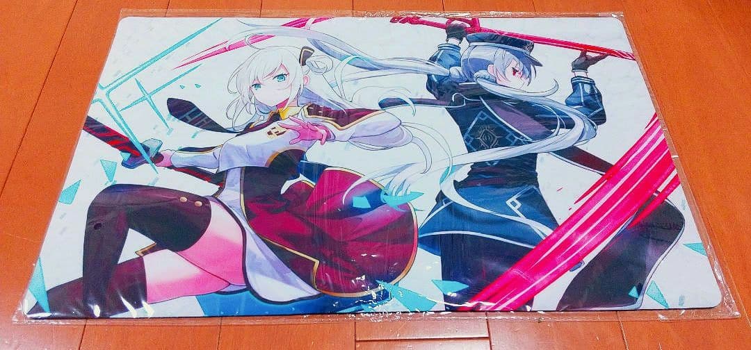 遊戯王　閃刀姫レイ　ロゼ　プレイマット　スリーブ　cake rabbits