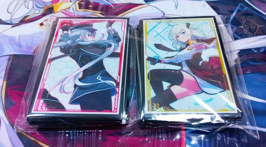 遊戯王　閃刀姫レイ　ロゼ　プレイマット　スリーブ　cake rabbits