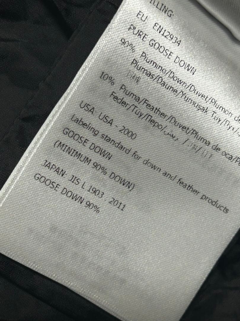 モンクレールMONCLER BETULONG ブラックサイズ3 XL タグあり