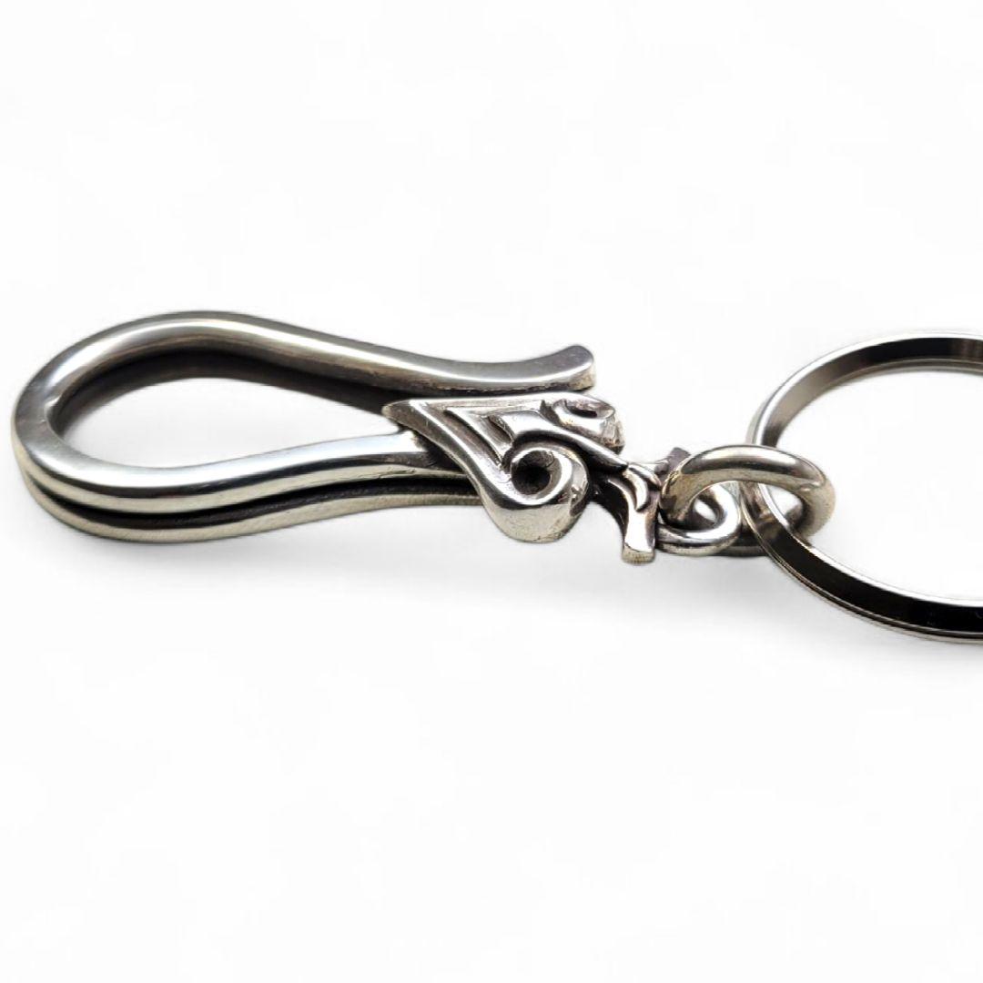 スペードフックキーチェーン キーリング付き silver925 シルバー925