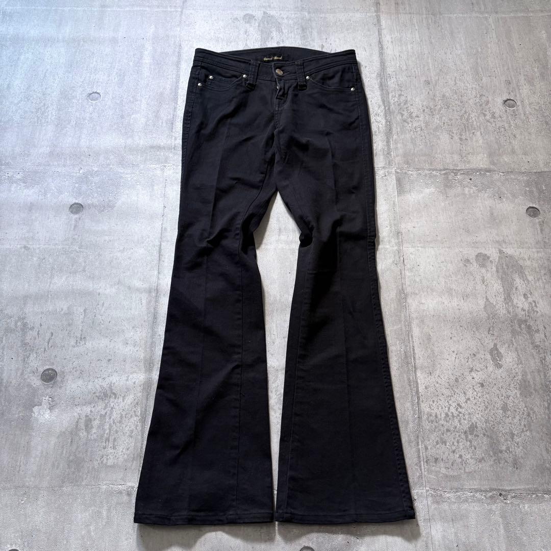 パンツ 00s archive boots cut flare pants y2k