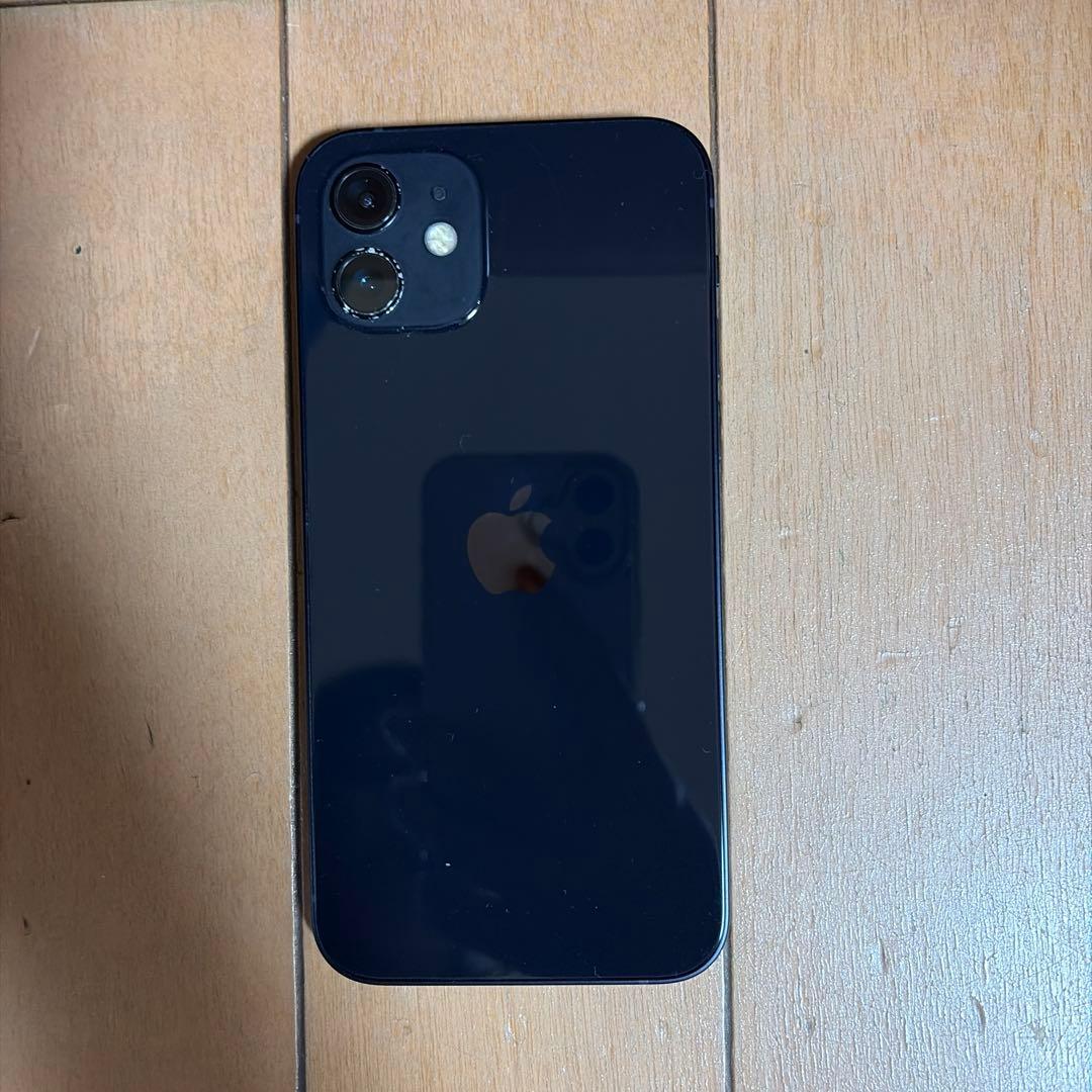 【訳あり】Apple iPhone 12 ブラック 本体 箱あり