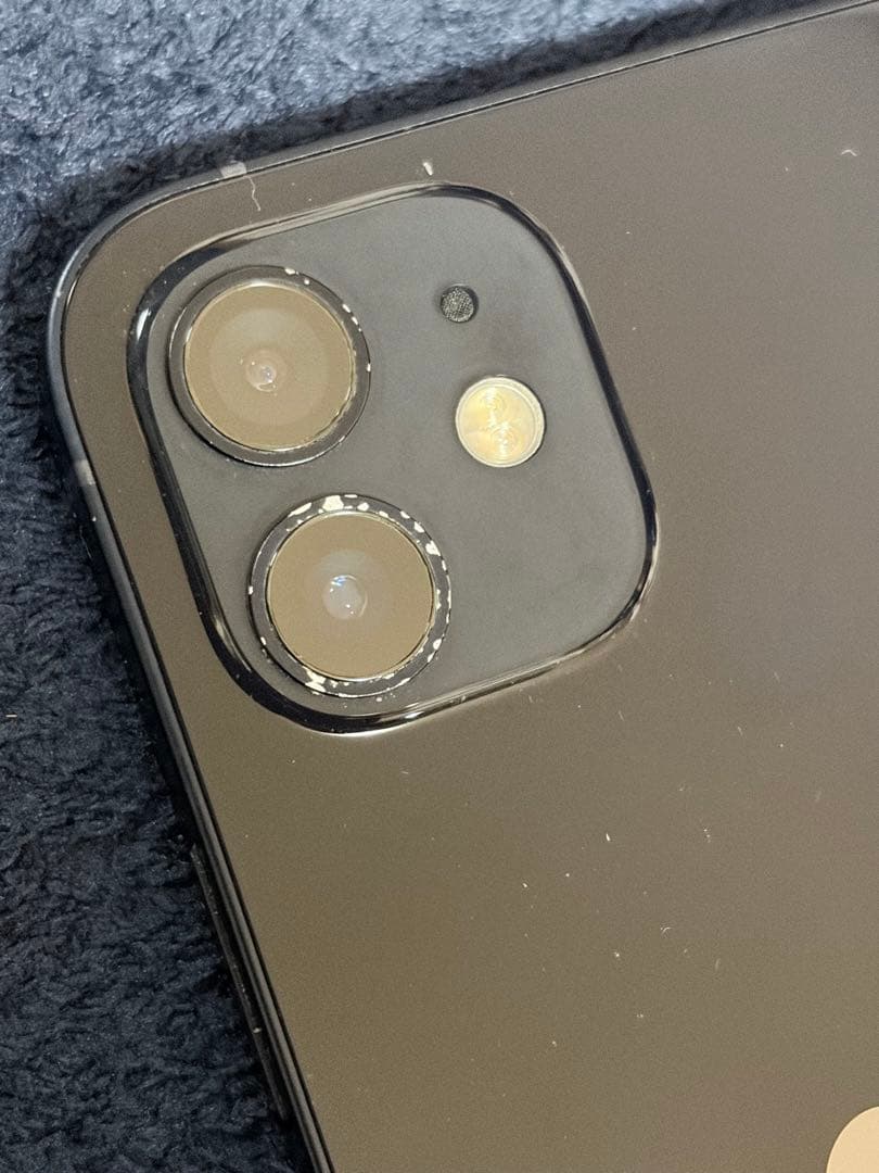 【訳あり】Apple iPhone 12 ブラック 本体 箱あり