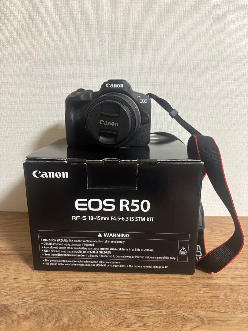 【未使用に近い】Canon EOS R50 RF-S 18-45mm