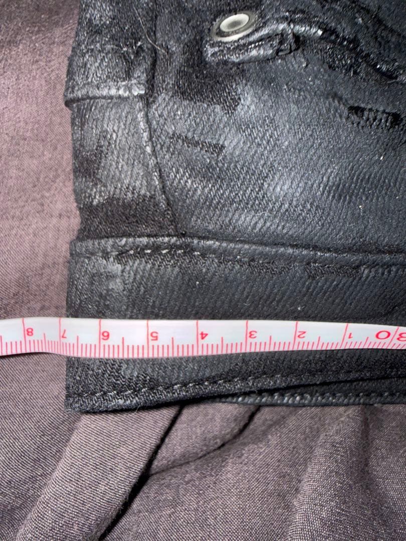 BLACK OF EXIT ワックスデニム デストロイデニム RickOwens