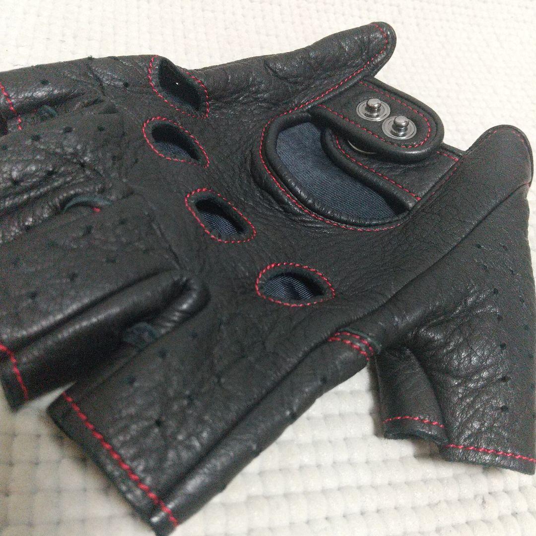 職人技！CACAZAN 高級ドライビンググローブ Lサイズ DDR-040 鹿革