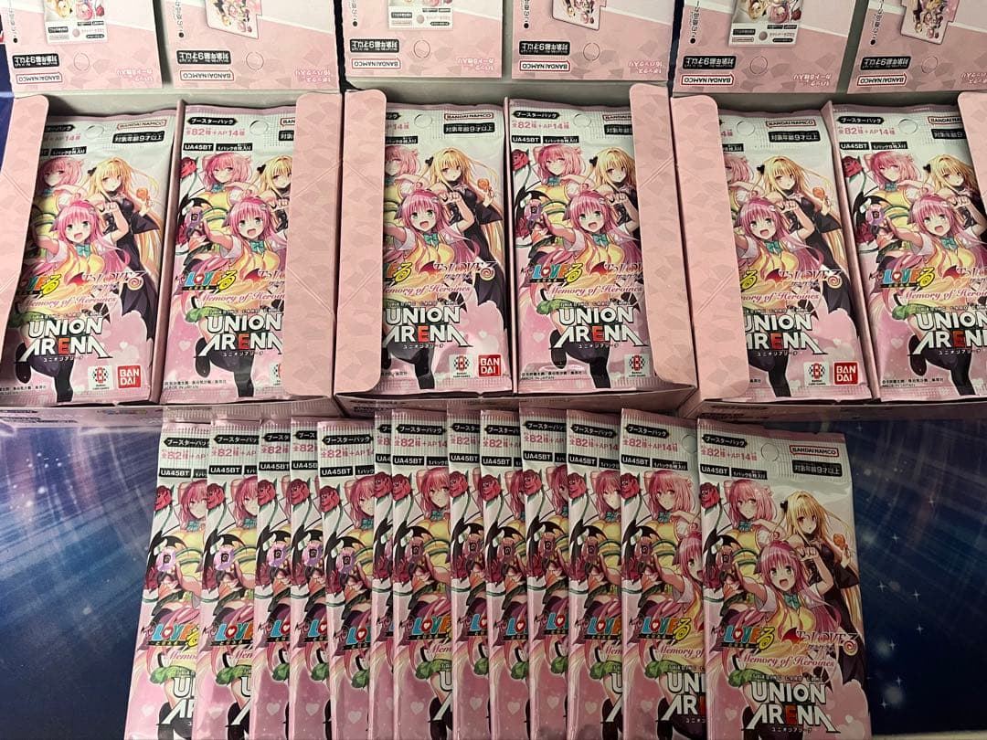 UNION ARENA ユニオンアリーナ ToLOVEる 9box分 中身