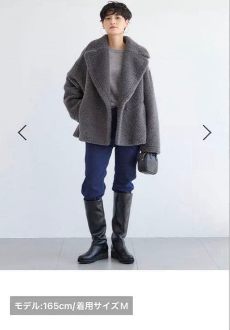 新品未使用　プードルボアコート　バンヤードストーム