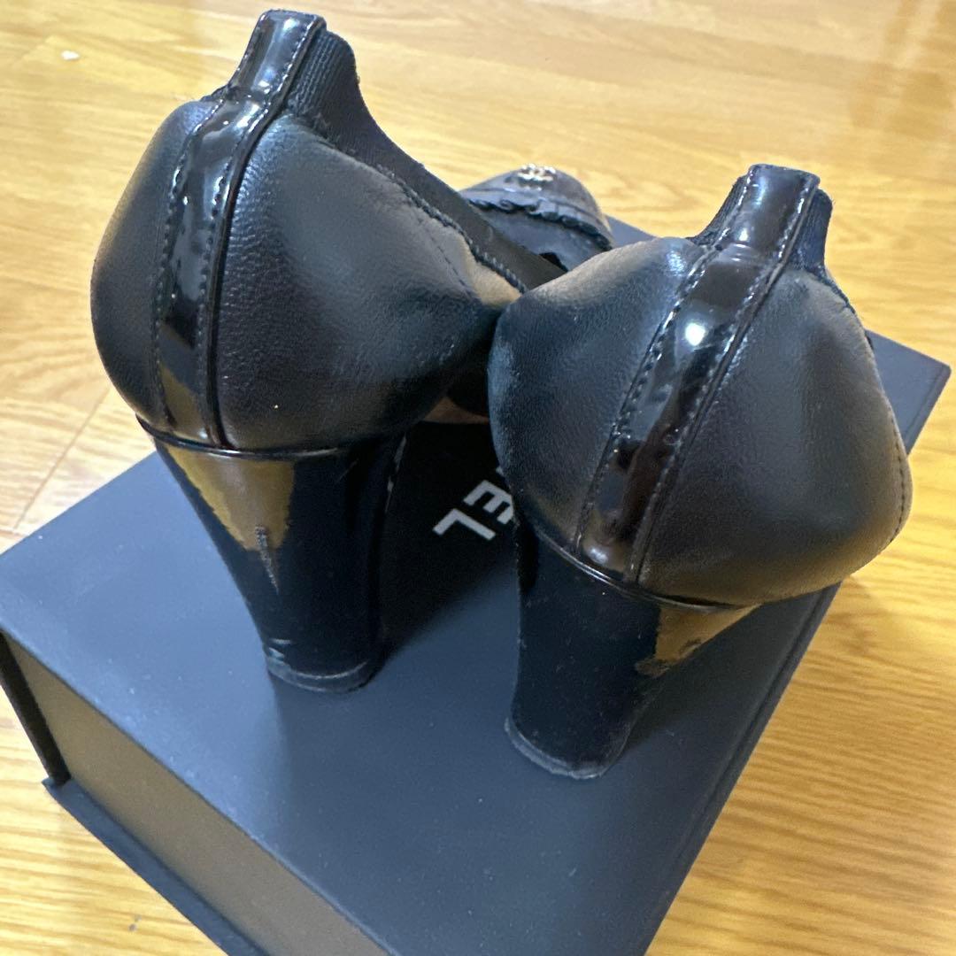 CHANEL ブラック パンプス 36サイズ